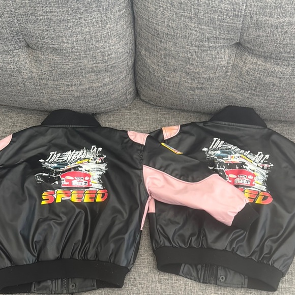 Pink and Black Racing Jacket - Picture 6 of 8